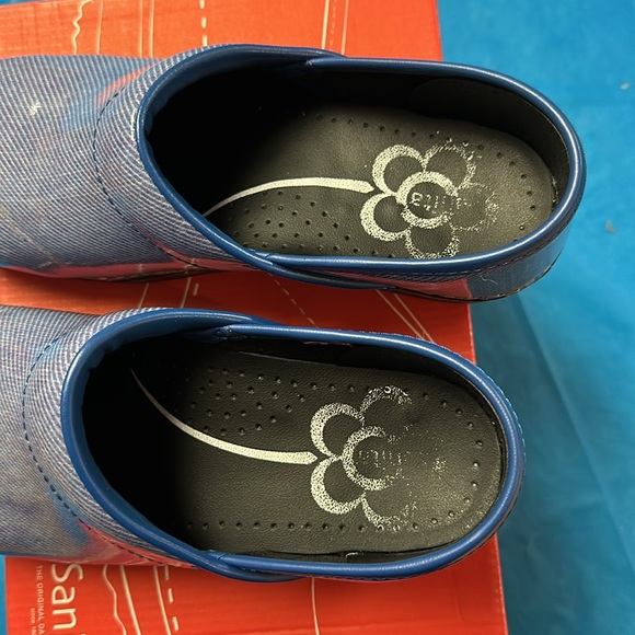 Sanita patent “Dungaree print” clogs, size 37 - Picture 6 of 7